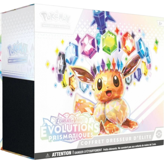 Coffret Dresseur d’Élite Pokémon – Evolution Prismatique (ETB Collector) EV8.5